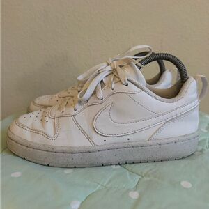 Nike Court Borough White Athletic Shoes Big Kids Size 5